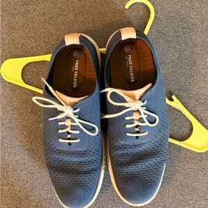 Cole Haan Blue and Tan Sneakers